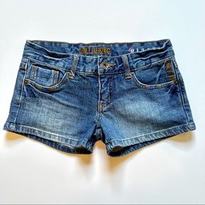 Denim shorts
